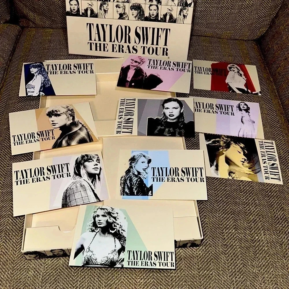 2023 TAYLOR SWIFT THE ERAS TOUR CONCERT OFFICIAL MERCH VIP FAN BOX & NWT T-SHIRT - Picture 5 of 16